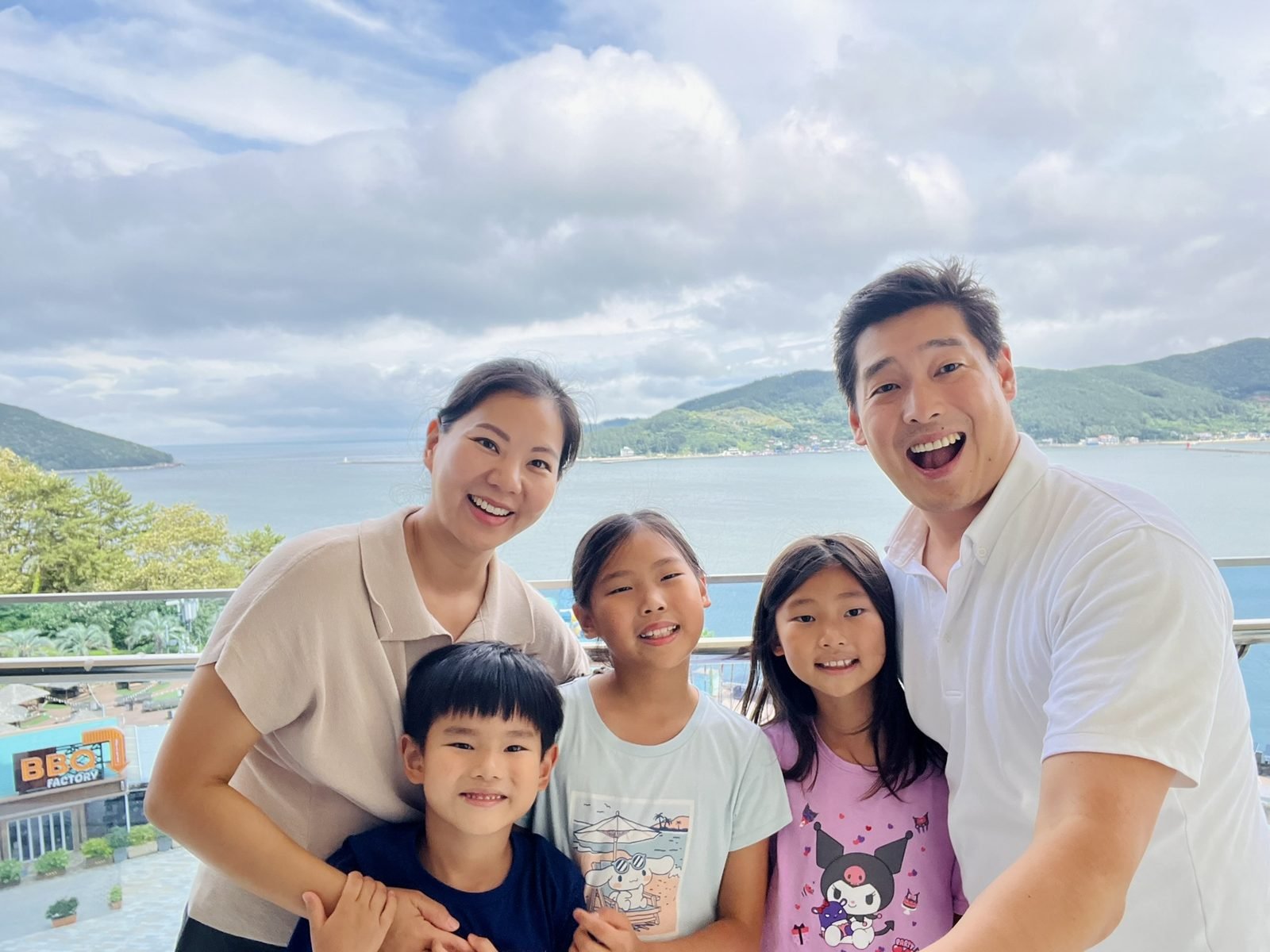 Will Han with his family
